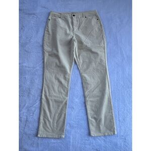 Coldwater Creek Corduroy Pants Size 12, Cream Colored, Classic, Minimal